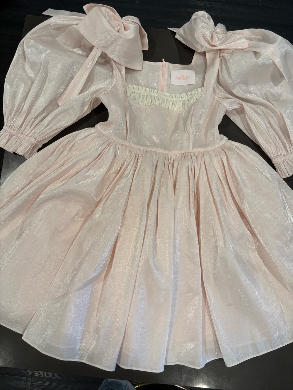 Selkie DaVinci Ruffled Puff Dress